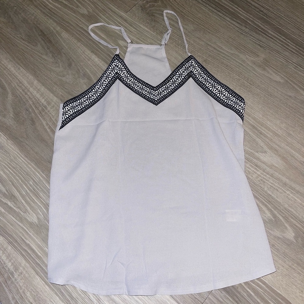 light gray v neck cami